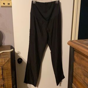 Wonderwink black maternity scrub pants, size small x2